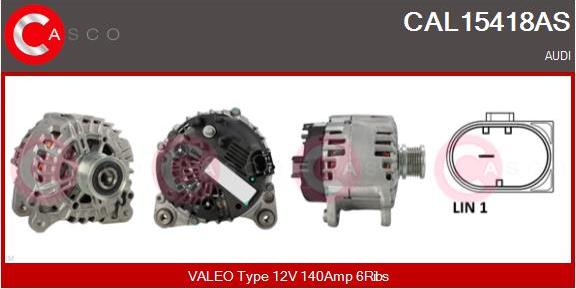 Casco CAL15418AS - Ģenerators autodraugiem.lv