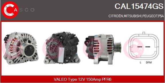 Casco CAL15474GS - Ģenerators autodraugiem.lv