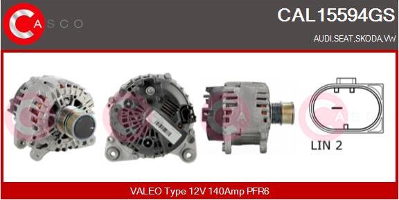 Casco CAL15594GS - Ģenerators autodraugiem.lv