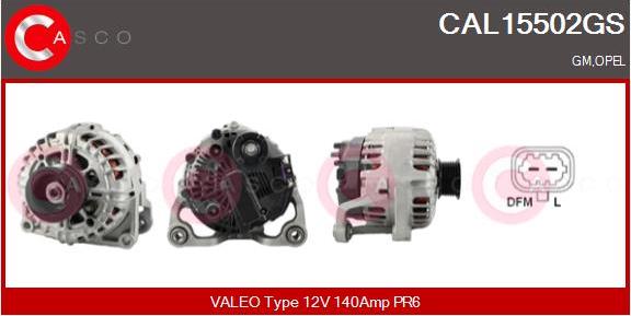 Casco CAL15502GS - Ģenerators autodraugiem.lv