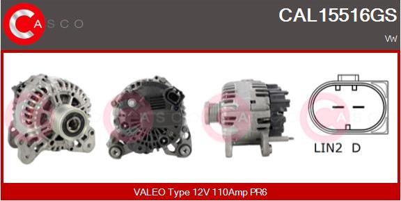 Casco CAL15516GS - Ģenerators autodraugiem.lv