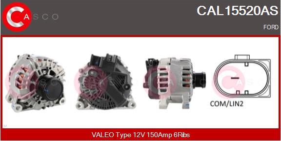 Casco CAL15520AS - Ģenerators autodraugiem.lv