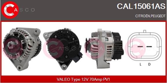 Casco CAL15061AS - Ģenerators autodraugiem.lv