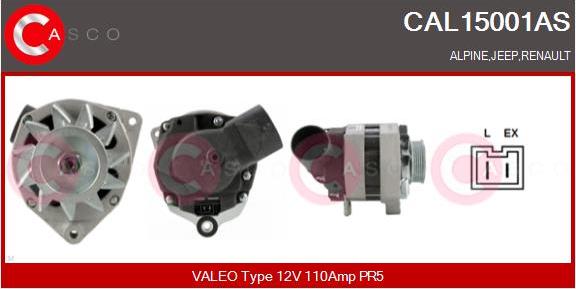 Casco CAL15001AS - Ģenerators autodraugiem.lv