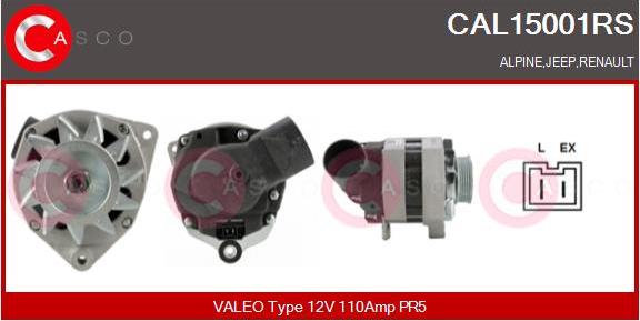 Casco CAL15001RS - Ģenerators autodraugiem.lv