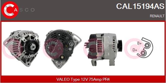 Casco CAL15194AS - Ģenerators autodraugiem.lv