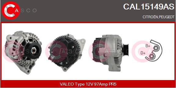 Casco CAL15149AS - Ģenerators autodraugiem.lv