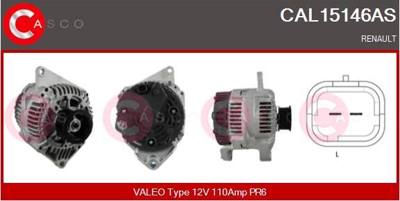 Casco CAL15146AS - Ģenerators autodraugiem.lv