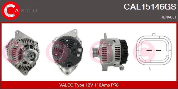 Casco CAL15146GS - Ģenerators autodraugiem.lv