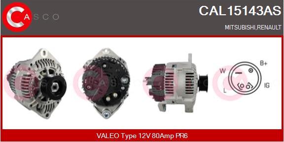Casco CAL15143AS - Ģenerators autodraugiem.lv