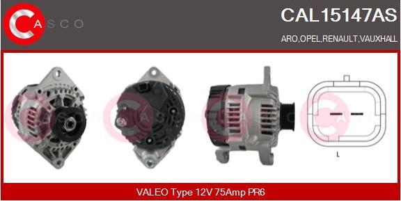 Casco CAL15147AS - Ģenerators autodraugiem.lv