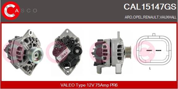 Casco CAL15147GS - Ģenerators autodraugiem.lv