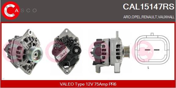 Casco CAL15147RS - Ģenerators autodraugiem.lv