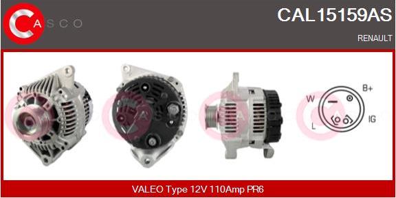 Casco CAL15159AS - Ģenerators autodraugiem.lv