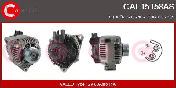 Casco CAL15158AS - Ģenerators autodraugiem.lv