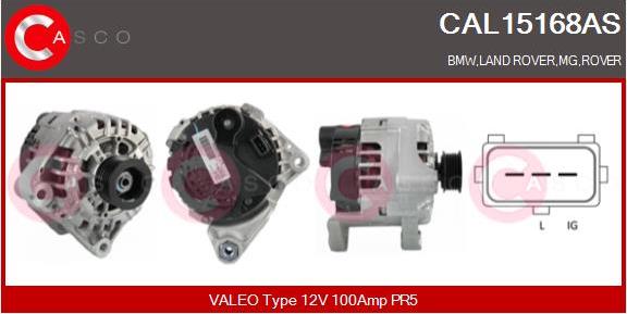 Casco CAL15168AS - Ģenerators autodraugiem.lv