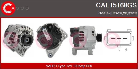 Casco CAL15168GS - Ģenerators autodraugiem.lv