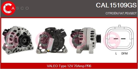 Casco CAL15109GS - Ģenerators autodraugiem.lv