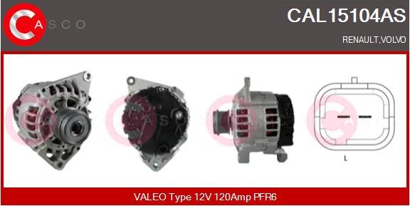 Casco CAL15104AS - Ģenerators autodraugiem.lv