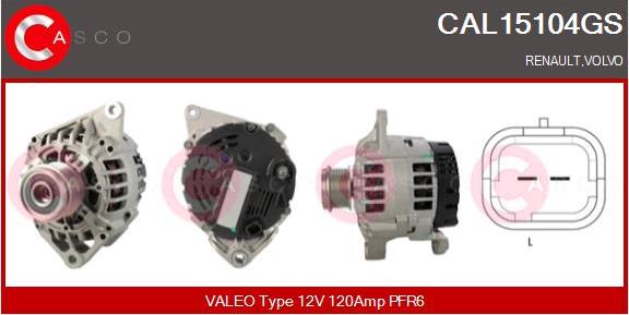 Casco CAL15104GS - Ģenerators autodraugiem.lv