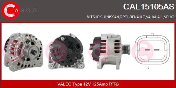 Casco CAL15105AS - Ģenerators autodraugiem.lv