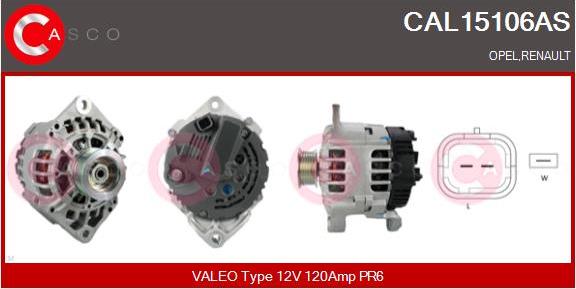 Casco CAL15106AS - Ģenerators autodraugiem.lv