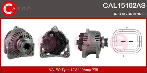Casco CAL15102AS - Ģenerators autodraugiem.lv