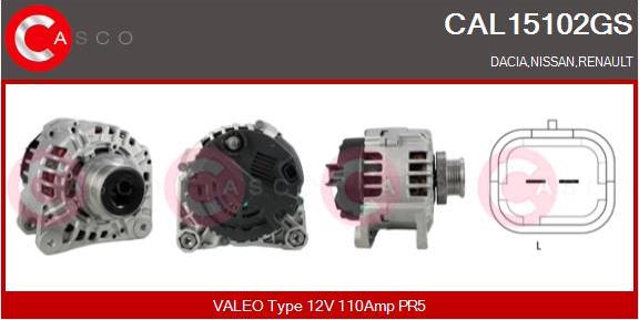 Casco CAL15102GS - Ģenerators autodraugiem.lv