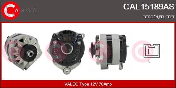 Casco CAL15189AS - Ģenerators autodraugiem.lv