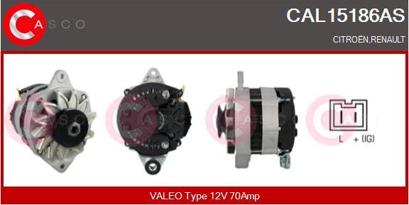 Casco CAL15186AS - Ģenerators autodraugiem.lv