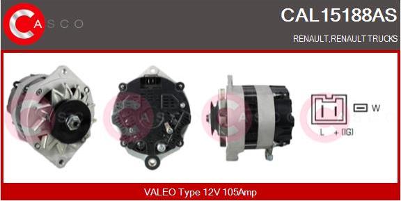 Casco CAL15188AS - Ģenerators autodraugiem.lv