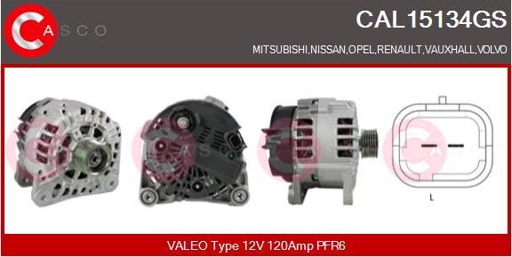Casco CAL15134GS - Ģenerators autodraugiem.lv