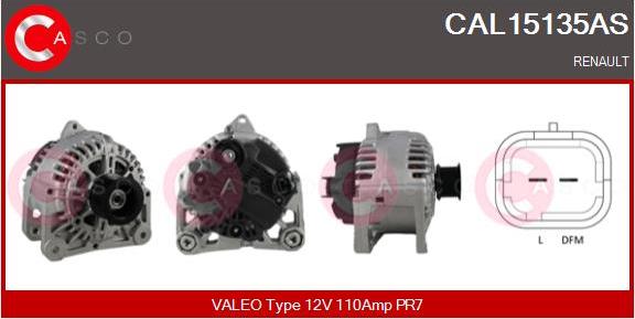 Casco CAL15135AS - Ģenerators autodraugiem.lv