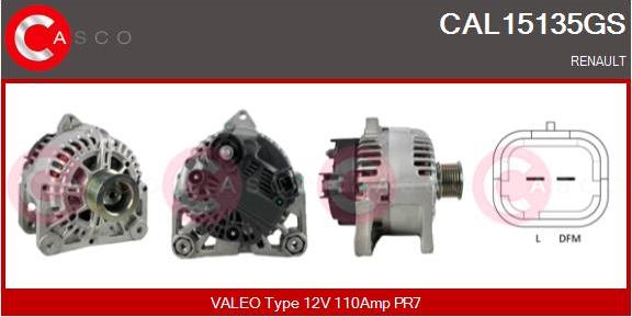 Casco CAL15135GS - Ģenerators autodraugiem.lv