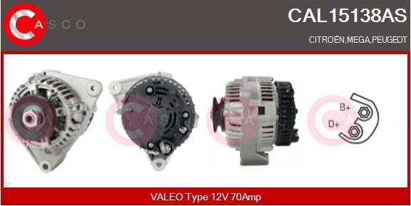Casco CAL15138AS - Ģenerators autodraugiem.lv