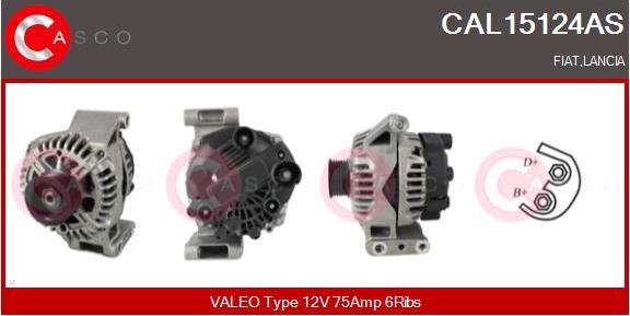 Casco CAL15124AS - Ģenerators autodraugiem.lv