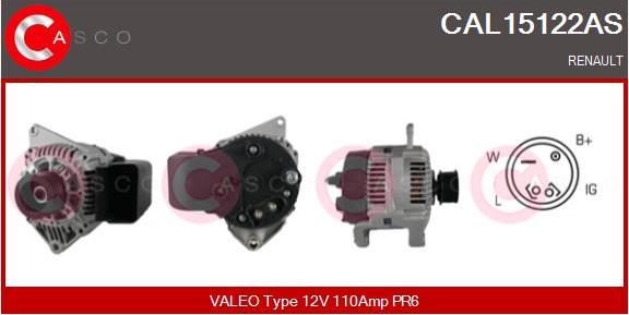 Casco CAL15122AS - Ģenerators autodraugiem.lv