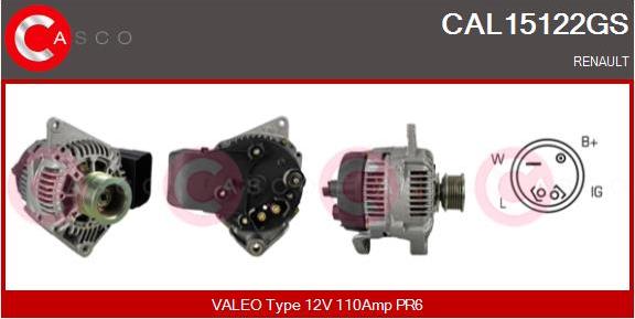 Casco CAL15122GS - Ģenerators autodraugiem.lv