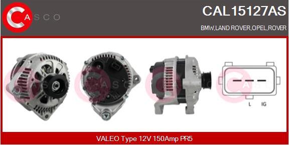 Casco CAL15127AS - Ģenerators autodraugiem.lv