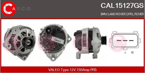 Casco CAL15127GS - Ģenerators autodraugiem.lv