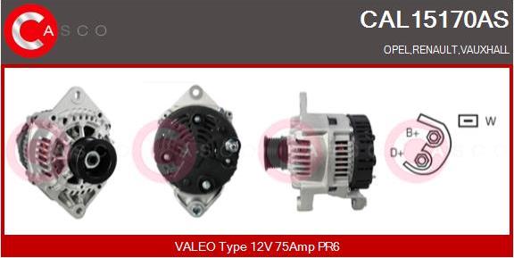 Casco CAL15170AS - Ģenerators autodraugiem.lv