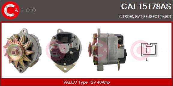 Casco CAL15178AS - Ģenerators autodraugiem.lv