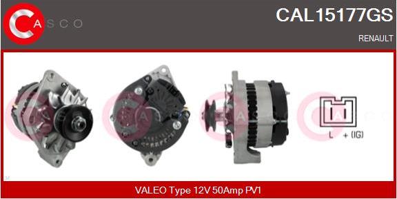 Casco CAL15177GS - Ģenerators autodraugiem.lv