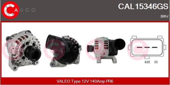Casco CAL15346GS - Ģenerators autodraugiem.lv