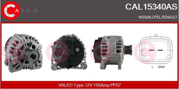 Casco CAL15340AS - Ģenerators autodraugiem.lv