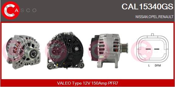 Casco CAL15340GS - Ģenerators autodraugiem.lv