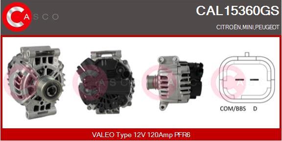 Casco CAL15360GS - Ģenerators autodraugiem.lv