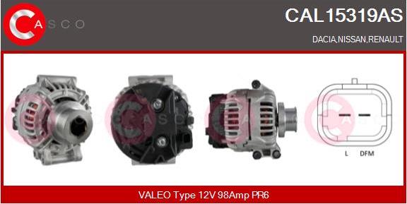 Casco CAL15319AS - Ģenerators autodraugiem.lv