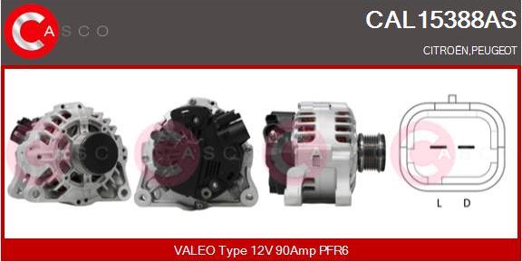 Casco CAL15388AS - Ģenerators autodraugiem.lv