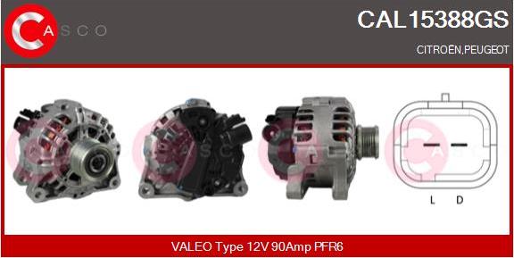 Casco CAL15388GS - Ģenerators autodraugiem.lv